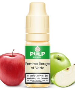E-liquide Pomme Rouge et Verte Pulp 10 ml