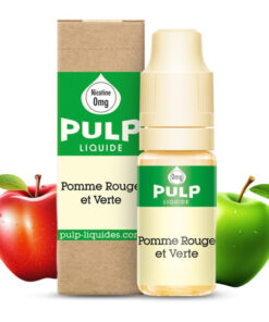 E-liquide Pomme Rouge et Verte Pulp 10 ml