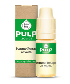 E-liquide Pomme Rouge et Verte Pulp 10 ml