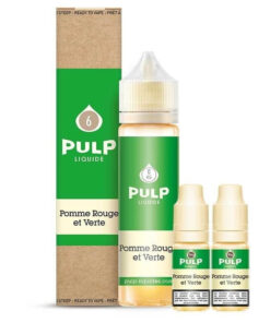 E-liquide Pomme Rouge et Verte Pulp 60 ml