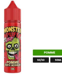 E-liquide Pomme Verte Acidulée Monster Puff 50 ml