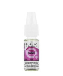 E-liquide Raisin Elfliq sel de nicotine 10 ml