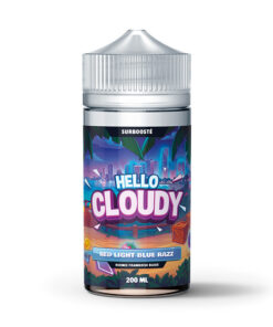 E-liquide Red Light Blue Razz Hello Cloudy 200 ml
