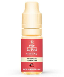 E-liquide Rhubarbe Framboise Pulp sel de nicotine 10 ml
