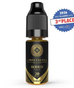E-liquide Rodeo Gold Montreal Original sel de nicotine 10 ml