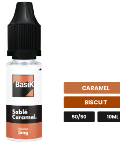 E-liquide Sablé Caramel Cloud Vapor sel de nicotine 10 ml