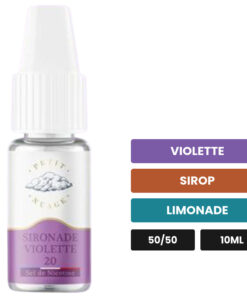 E-liquide Sironade Violette Petit Nuage sel de nicotine 10 ml
