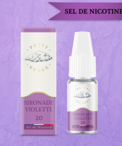 E-liquide Sironade Violette Petit Nuage sel de nicotine 10 ml