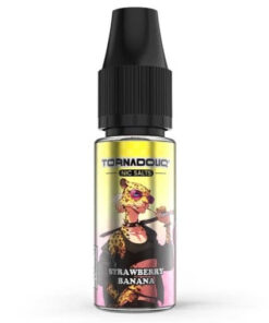 E-liquide Strawberry Banana Tornadoliq sel de nicotine 10 ml