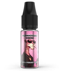 E-liquide Strawberry Ice Tornadoliq sel de nicotine 10 ml