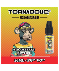 E-liquide Strawberry Kiwi Ice Tornadoliq sel de nicotine 10 ml
