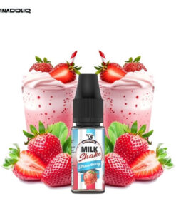 E-liquide Strawberry Milkshake Tornadoliq sel de nicotine 10 ml