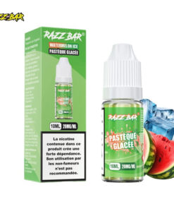 E-liquide Strawberry Raspberry Cherry Ice Razz Bar sel de nicotine 10 ml