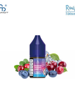 E-liquide Strawberry Raspberry Cherry Ice Tornado by RandM sel de nicotine 10 ml