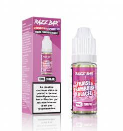 E-liquide Strawberry Raspberry Ice Razz Bar sel de nicotine 10 ml