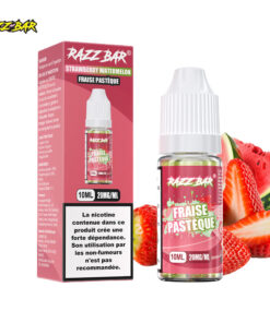 E-liquide Strawberry Watermelon Razz Bar sel de nicotine 10 ml