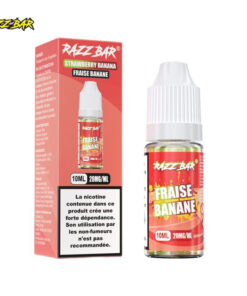 E-liquide Strawberry Watermelon Razz Bar sel de nicotine 10 ml
