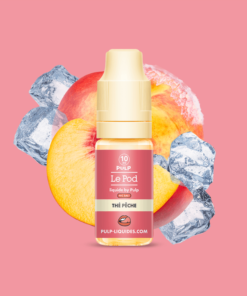 E-liquide Thé Pêche Pulp sel de nicotine 10 ml