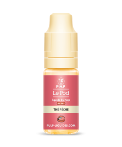 E-liquide Thé Pêche Pulp sel de nicotine 10 ml