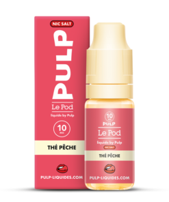 E-liquide Thé Pêche Pulp sel de nicotine 10 ml