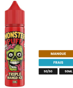 E-liquide Triple Mango Ice Monster Puff 50 ml