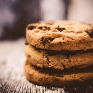 Coockies représentant la composition d'un arôme gourmand de eliquide diy