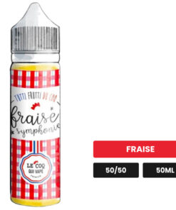 E-liquide Fraise Symphonie Le Coq Qui Vape 50 ml