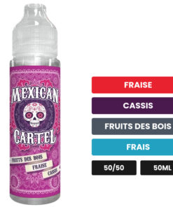 E-liquide Fruits des Bois Fraise Cassis Mexican Cartel 50 ml
