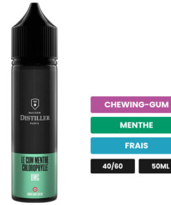 E-liquide Le Gum Menthe Chlorophylle Maison Distiller 50 ml