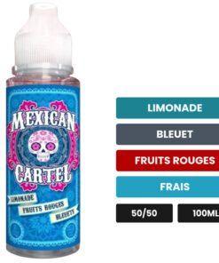 E-liquide Limonade Fruits Rouges Bleuets Mexican Cartel 100 ml