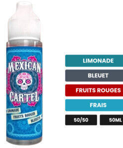 E-liquide Limonade Fruits Rouges Bleuets Mexican Cartel 50 ml