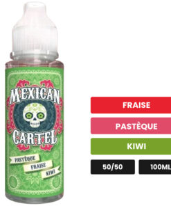 E-liquide Pastèque Fraise Kiwi Mexican Cartel 100 ml