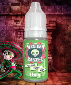 E-liquide Pastèque Fraise Kiwi Mexican Cartel 10 ml