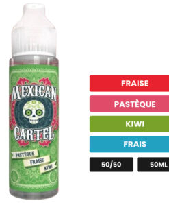 E-liquide Pastèque Fraise Kiwi Mexican Cartel 50 ml